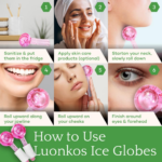 LUONKOS Ice Globes for Face and Eyes - Set of 2 Pink Glass Cryo Sticks - Image 6