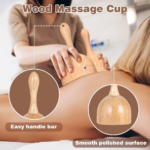 12-In-1 Wood Therapy Massage Tools Lymphatic Drainage Massager Wooden Massage Body Sculpting Tools Maderoterapia Kit Wood Therapy Tools for Muscle Pain Relief Body Shaping Anti-Cellulite - Image 4