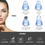 Blackhead Remover Pore Vacuum for Face,  Dermasuction for Whitehead Removal, Acne Pimple Sucker, Face Vacuum Pore Cleanser, Comedone Extractor, 5 Adjustable Suction Power with 4 Probes - Image 3