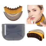 Lymphatic Contour Face Brush - Double Chin Reducer & Lymphatic Drainage Massager, Anti-Puffiness Depuffer Tool for Sculpting, Ergonomic Face Brush for Skin Glow