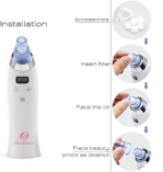 Blackhead Remover Pore Vacuum for Face,  Dermasuction for Whitehead Removal, Acne Pimple Sucker, Face Vacuum Pore Cleanser, Comedone Extractor, 5 Adjustable Suction Power with 4 Probes - Image 5