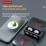 M90 Wireless Headphones TWS Bluetooth Earphones Touch Control Sport Earbuds Hifi Stereo Gaming Headset with Mic for Smartphone - Image 4
