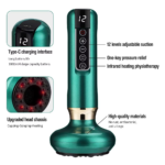 Smart Body Massage Suction Vacuum Cupping Device 6/12 Levels anti Cellulite Heating Cans Back Guasha Scarping Chinese Meridian - Image 5