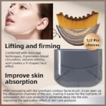 Lymphatic Contour Face Brush - Double Chin Reducer & Lymphatic Drainage Massager, Anti-Puffiness Depuffer Tool for Sculpting, Ergonomic Face Brush for Skin Glow - Image 2