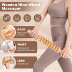 12-In-1 Wood Therapy Massage Tools Lymphatic Drainage Massager Wooden Massage Body Sculpting Tools Maderoterapia Kit Wood Therapy Tools for Muscle Pain Relief Body Shaping Anti-Cellulite - Image 6