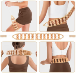 12-In-1 Wood Therapy Massage Tools Lymphatic Drainage Massager Wooden Massage Body Sculpting Tools Maderoterapia Kit Wood Therapy Tools for Muscle Pain Relief Body Shaping Anti-Cellulite - Image 5