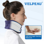 Soft Neck Brace for Neck Pain and Support, Sleep Apnea, Blue L - Image 5