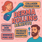 540 Stainless Steel Micropoint Derma Roller – Microneedling Roller for Face, Scalp & Beard – Skin Care Tool for Collagen Boost, Wrinkles & Hair Growth – Storage Case Included (Matte Baby Pink) - Image 7