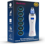 Blackhead Remover Pore Vacuum for Face,  Dermasuction for Whitehead Removal, Acne Pimple Sucker, Face Vacuum Pore Cleanser, Comedone Extractor, 5 Adjustable Suction Power with 4 Probes