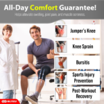 Knee Brace Men & Women, Knee Compression Sleeve Support Wrap Tendonitis L - Image 9
