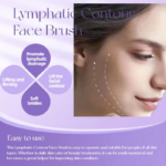 Lymphatic Contour Face Brush - Double Chin Reducer & Lymphatic Drainage Massager, Anti-Puffiness Depuffer Tool for Sculpting, Ergonomic Face Brush for Skin Glow - Image 5