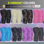 Knee Brace Men & Women, Knee Compression Sleeve Support Wrap Tendonitis L - Image 8