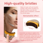 Lymphatic Contour Face Brush - Double Chin Reducer & Lymphatic Drainage Massager, Anti-Puffiness Depuffer Tool for Sculpting, Ergonomic Face Brush for Skin Glow - Image 3