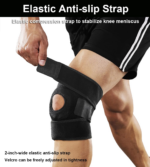 Knee Brace for Women Men with Side Stabilizers, 2 Pack Knee Braces for Knee Pain ACL MCL Arthritis Joint Pain Relief, Adjustable Compression Sleeve Patellar Tendon Support Strap - Image 5