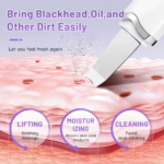 Electric Ultrasonic Skin Scrubber Vibration Face Spatula Peeling Blackhead Remover Facial Lifting Cleansing Ultrasonic Skin Care - Image 4