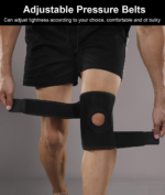 Knee Brace for Women Men with Side Stabilizers, 2 Pack Knee Braces for Knee Pain ACL MCL Arthritis Joint Pain Relief, Adjustable Compression Sleeve Patellar Tendon Support Strap - Image 4