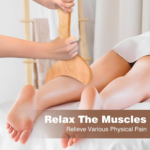 12-In-1 Wood Therapy Massage Tools Lymphatic Drainage Massager Wooden Massage Body Sculpting Tools Maderoterapia Kit Wood Therapy Tools for Muscle Pain Relief Body Shaping Anti-Cellulite - Image 7