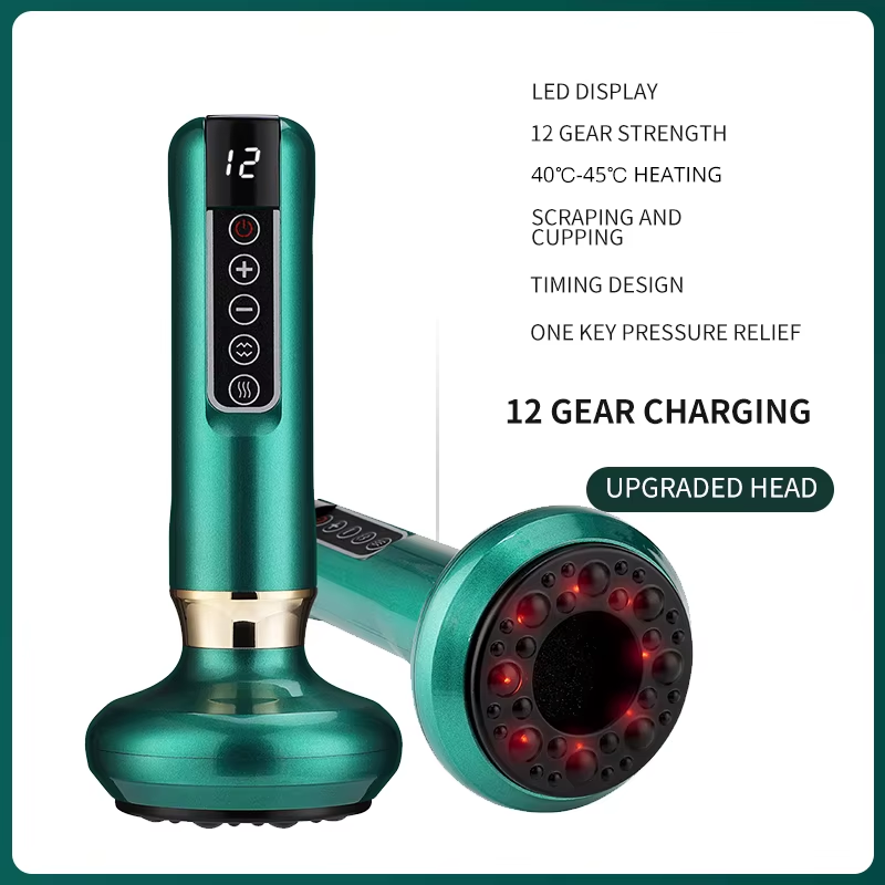 eab70ef4aef72bf56b7f0bfc328cc9f6.png Smart Body Massage Suction Vacuum Cupping Device 6/12 Levels anti Cellulite Heating Cans Back Guasha Scarping Chinese Meridian - Image 1