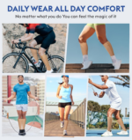 Zipper Compression Socks Unisex, 20-30 Mmhg, Open Toe, Shin Splints - Image 6