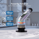 Cordless Spin Scrubber Electric Multipurpose Cleaning Brush for Kitchen Bathroom Toilet - Household Hair Brushes and Mops - Image 5