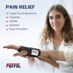 2 Pack Carpal Tunnel Wrist Brace for Work with Wrist Splint, 6.5'' Wrist Brace Night Support for Women Men, Pain Relief for Tendonitis, Arthritis, Pregnancy, Typing, Right and Left Hand, Medium - Image 4