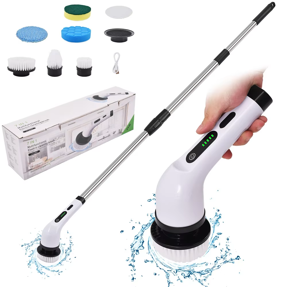 fe75de79c881ba2b29f1ecc36c64a69a.png Cordless Spin Scrubber Electric Multipurpose Cleaning Brush for Kitchen Bathroom Toilet - Household Hair Brushes and Mops - Image 1